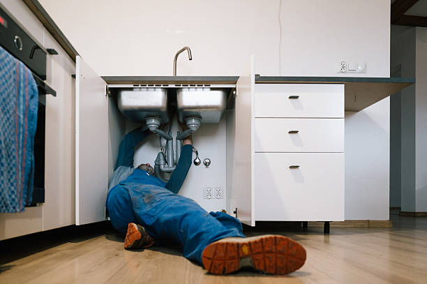 Professional Drain Cleaning technician working in Orangeburg, NY